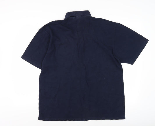 Stoke City Men's Navy Polo Shirt 2XL Short Sleeve