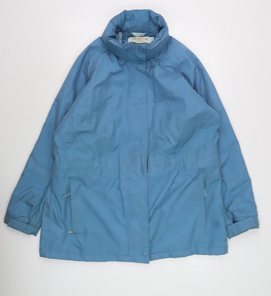 Womens UK Size UK 18 Regatta Blue Rain Coat