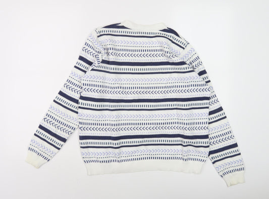 Yours Women's Multicoloured V-Neck Jumper