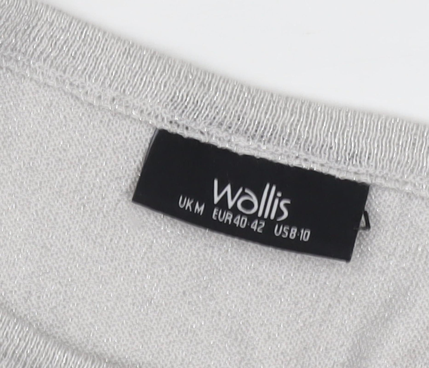 Womens UK Size M Wallis Grey Pullover Jumper