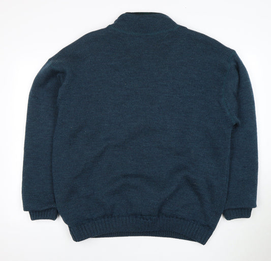 Marks and Spencer Mens Blue Pullover Jumper L