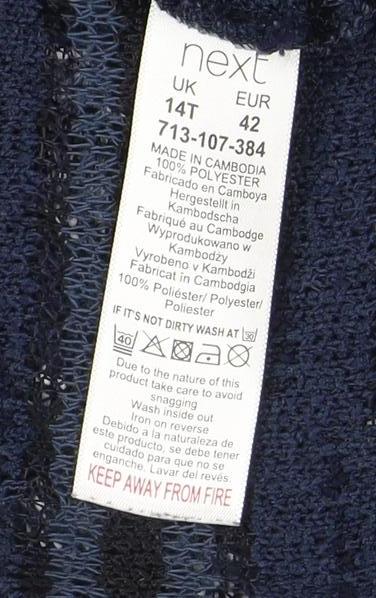 Womens UK Size 14 NEXT Blue Pullover Jumper