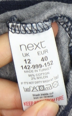 Womens UK Size 12 NEXT Blue Pullover Jumper