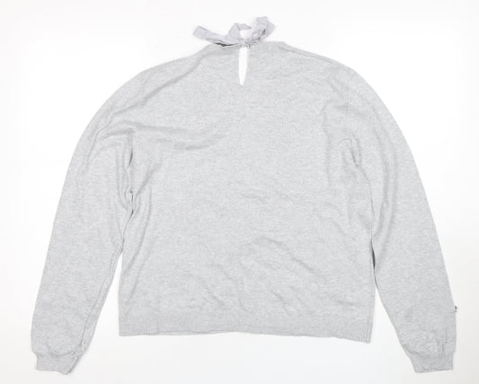 Womens UK Size 14 Oasis Grey Pullover Jumper