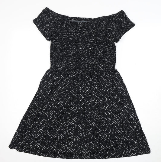 BRAVE SOUL Women's Black Off Shoulder Dress, Size 2