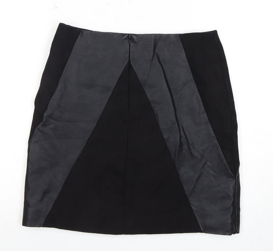 Oasis Women's Black Knee Length Pencil Skirt - Size 14