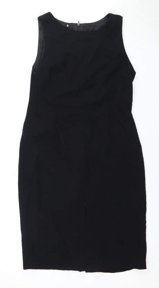 Precis Women's Black Sheath Dress Size 12 - Elegant Formal Wear