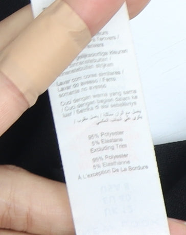 New Look Women's Black Halter Top Size 12