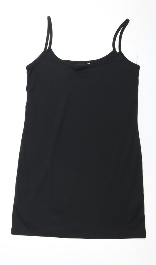 Additional front view of French Connection Women's Black Slip Dress M