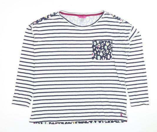 Womens UK Size 12 Joules Multicoloured Basic T-Shirt