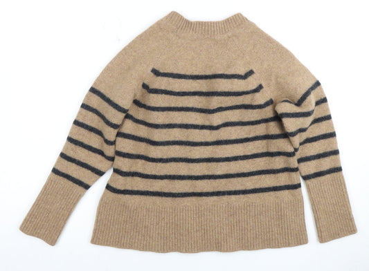 Womens UK Size M NEXT Beige Pullover Jumper