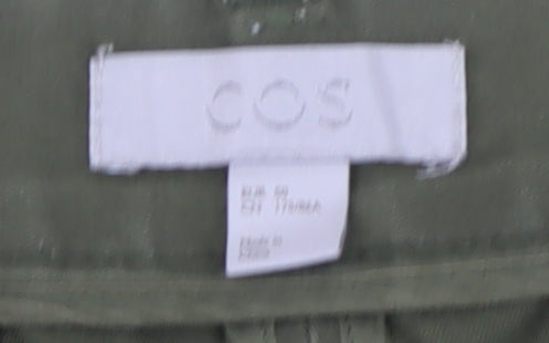 COS Men's Green Shorts, Size 40, Zip Closure