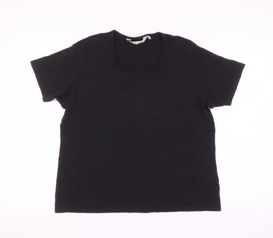 Womens UK Size XL EWM Black T-Shirt