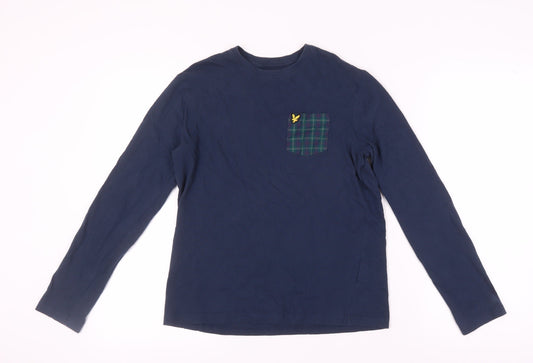 Lyle & Scott Boys Blue Pyjama Top 14-15 Years