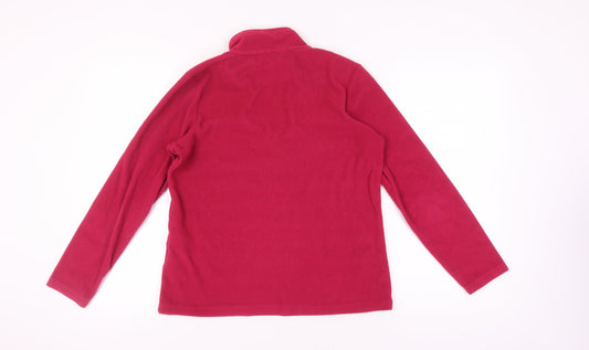Regatta Women's Red Pullover Fleece Sweatshirt, Size 10