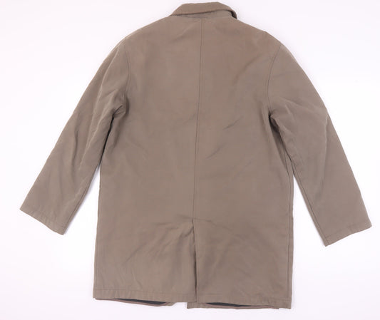 Austin Reed Men's Brown Overcoat - Size S