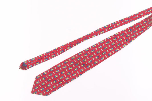 Jonelle Silk Men's Red Floral Tie