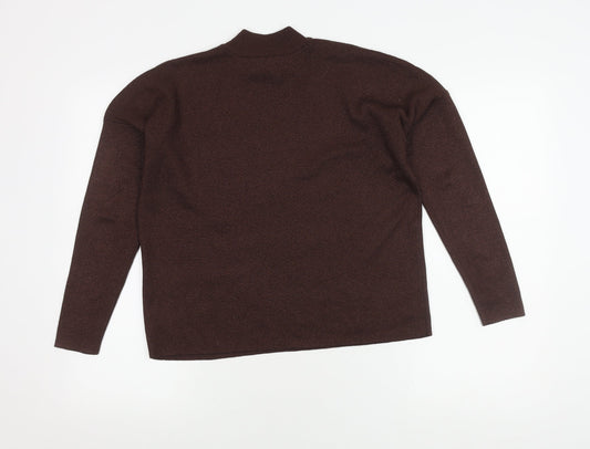 Womens UK Size S RESERVED Brown Pullover Jumper
