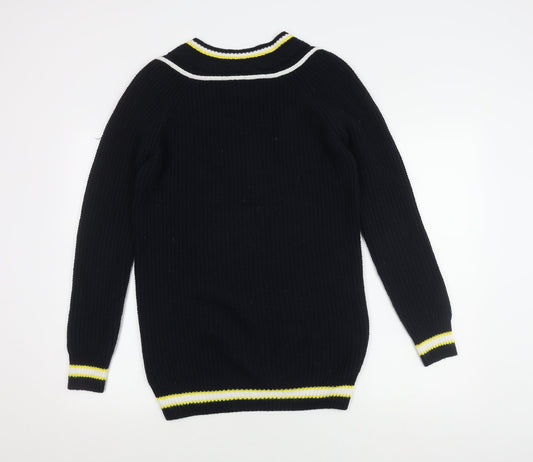 Womens UK Size 6 NEXT Black Pullover Jumper