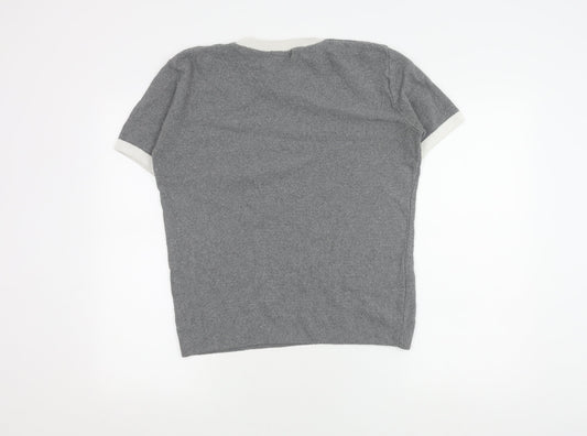 Mens UK Size M BoohooMAN Grey T-Shirt
