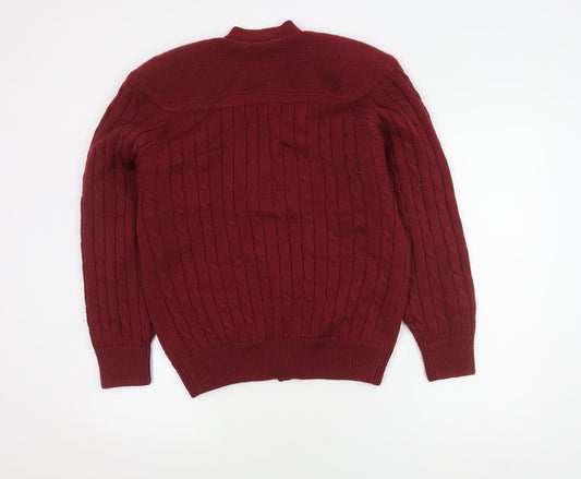 Alexon Women's Purple V-Neck Cardigan - M