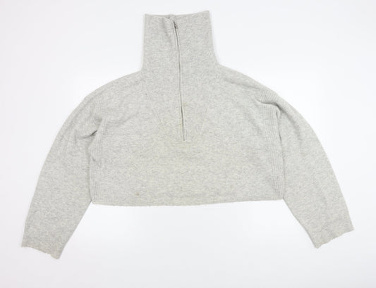 Womens UK Size L Topshop Grey Jumper