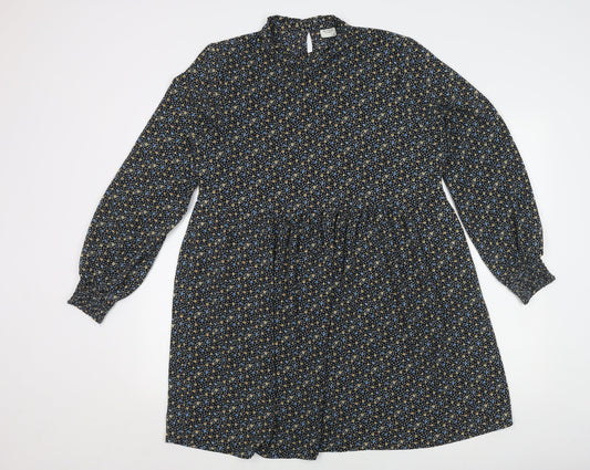 Additional front view of Jacqueline de Yong Women's Floral Shift Dress, size 12