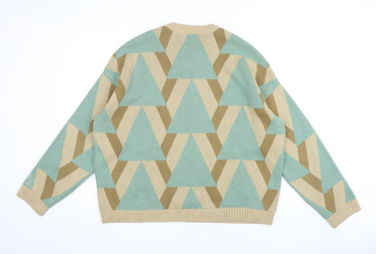 ASOS Men's Multicoloured S Pullover Jumper Knit