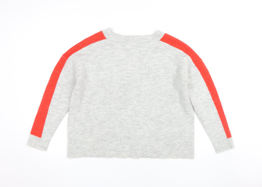 Womens UK Size 10 ASOS Grey Pullover Jumper