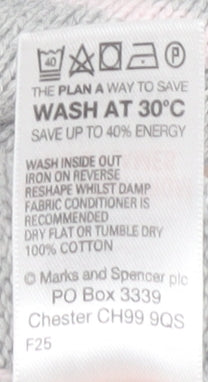 Womens UK Size 10 Marks and Spencer Grey Pullover Jumper