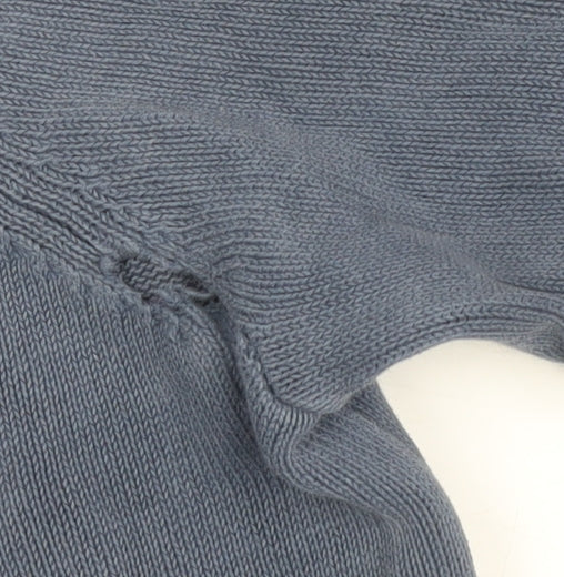 Timberland Men's Blue Pullover Jumper, Size L, Cotton