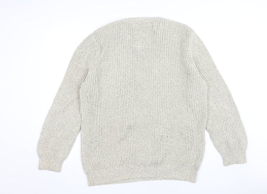 Womens UK Size XL Maine New England Beige Pullover Jumper