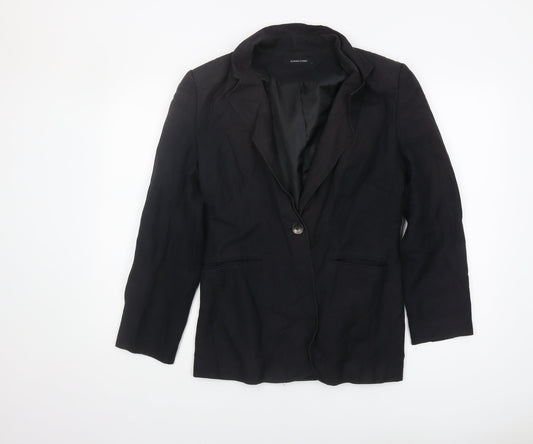 Womens UK Size 12 Dunnes Stores Regular Black Blazer