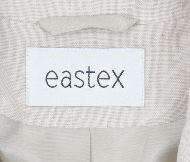 Eastex Beige Women's Blazer Size 14 Classic Fit
