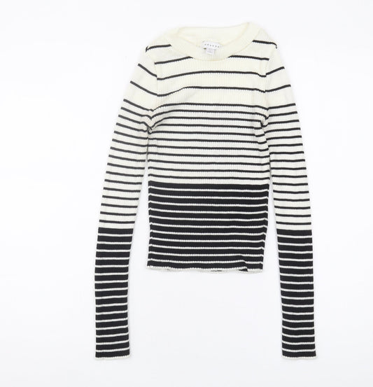 Womens UK Size XS Topshop Multicoloured Pullover Jumper