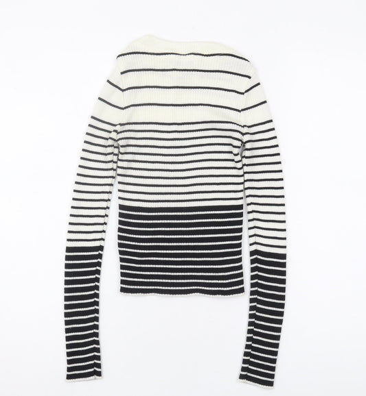 Womens UK Size XS Topshop Multicoloured Pullover Jumper
