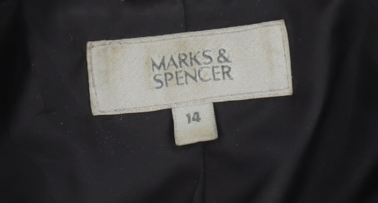 Marks and Spencer Women's Black Blazer Size 14
