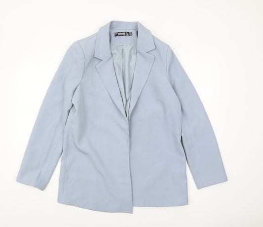Womens UK Size 10 Missguided Blue Blazer