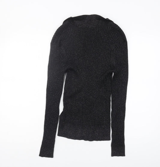 Womens UK Size 12 Marks and Spencer Black Jumper