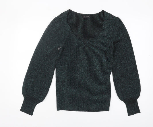 Womens UK Size 12 Et Vous Black Pullover Jumper