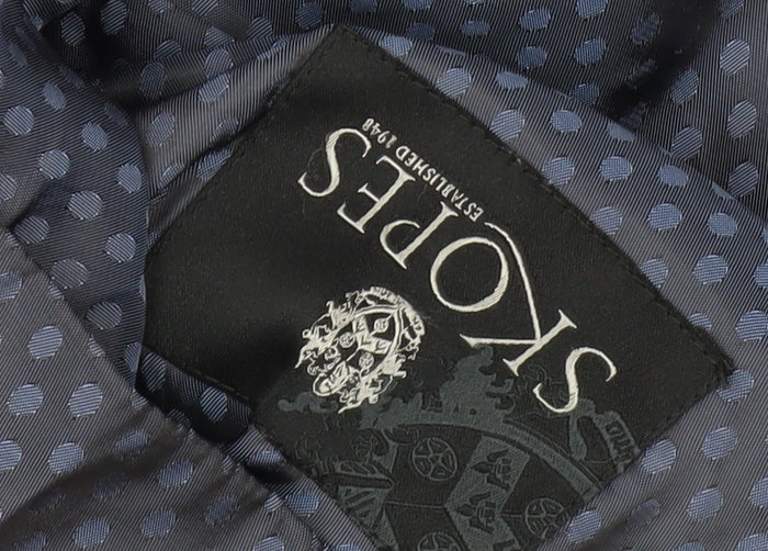 Mens UK Size 36 Skopes Regular Blue Suit Waistcoat