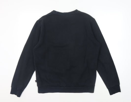 Mens UK Size S PUMA Black Pullover Sweatshirt