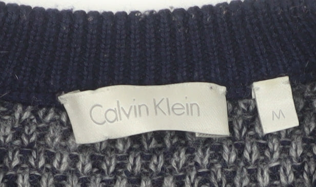 Calvin Klein Men's Blue Pullover Jumper, Size M