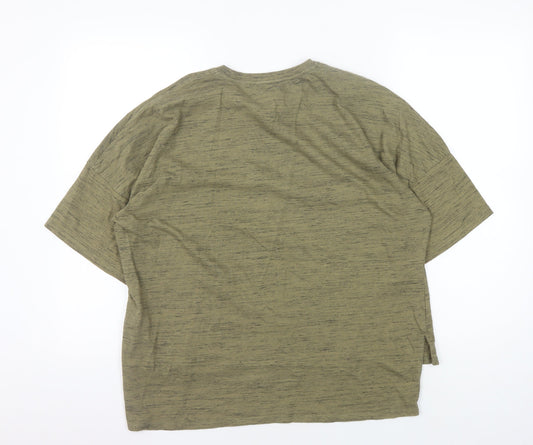 Unisex Adults UK Size M Ted Baker Green Basic T-Shirt