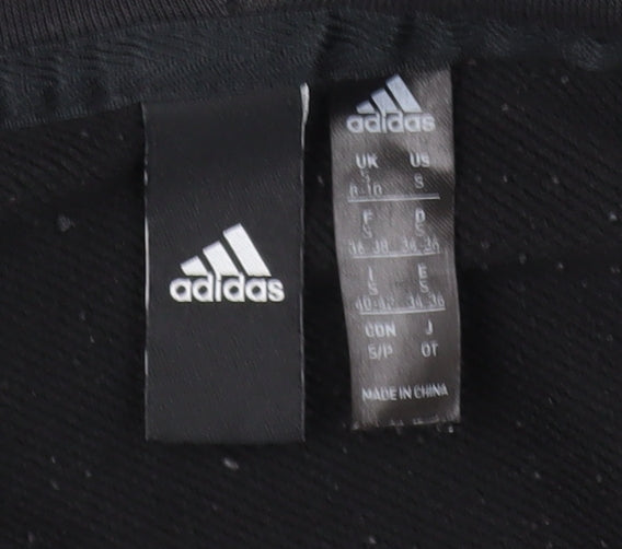 Adidas Women's Black Full Zip Hoodie Size 10