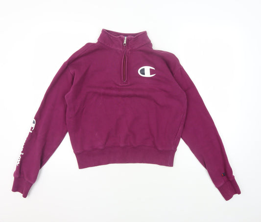 Womens UK Size XS Champion Purple Pullover Sweatshirt