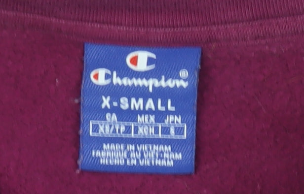 Champion Women's Purple XS Pullover Sweatshirt