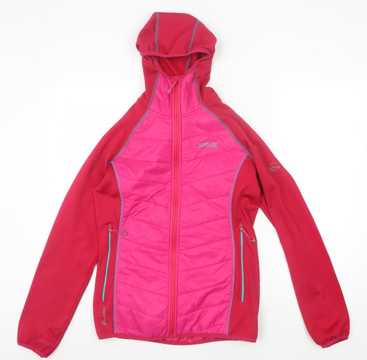 Additional front view of Regatta Women's Red Basic Jacket, size 10