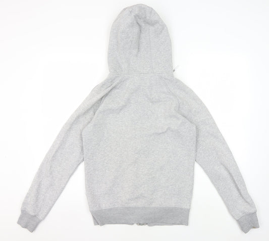 Adidas Women's Grey Full Zip Hoodie Size 12
