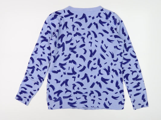 Womens UK Size 8 Marks and Spencer Blue Pullover Jumper